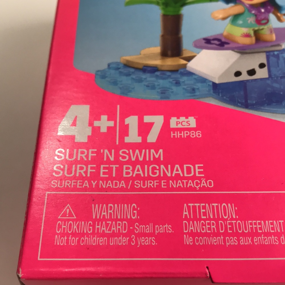 Barbie Mega Brands Mini Set Color Reveal Surf N Swim 17 Piece New In Box - Picture 5 of 8